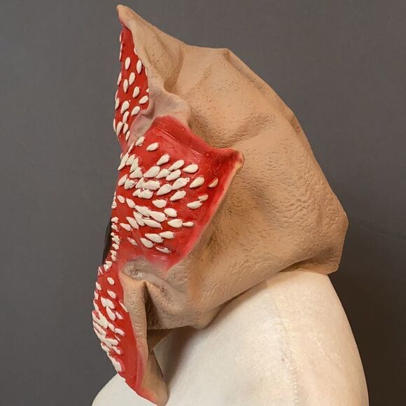 Adult Halloween Man-Eater Flower Latex Mask NEW - Picture 2 of 5